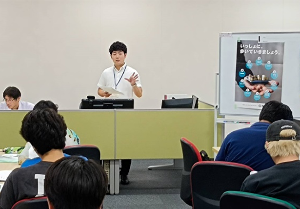 <久留米大学にて>